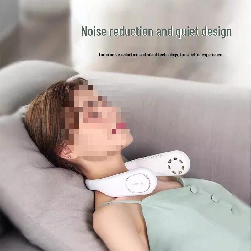 Rechargeable Bladeless Neck-Hanging Mini Fan