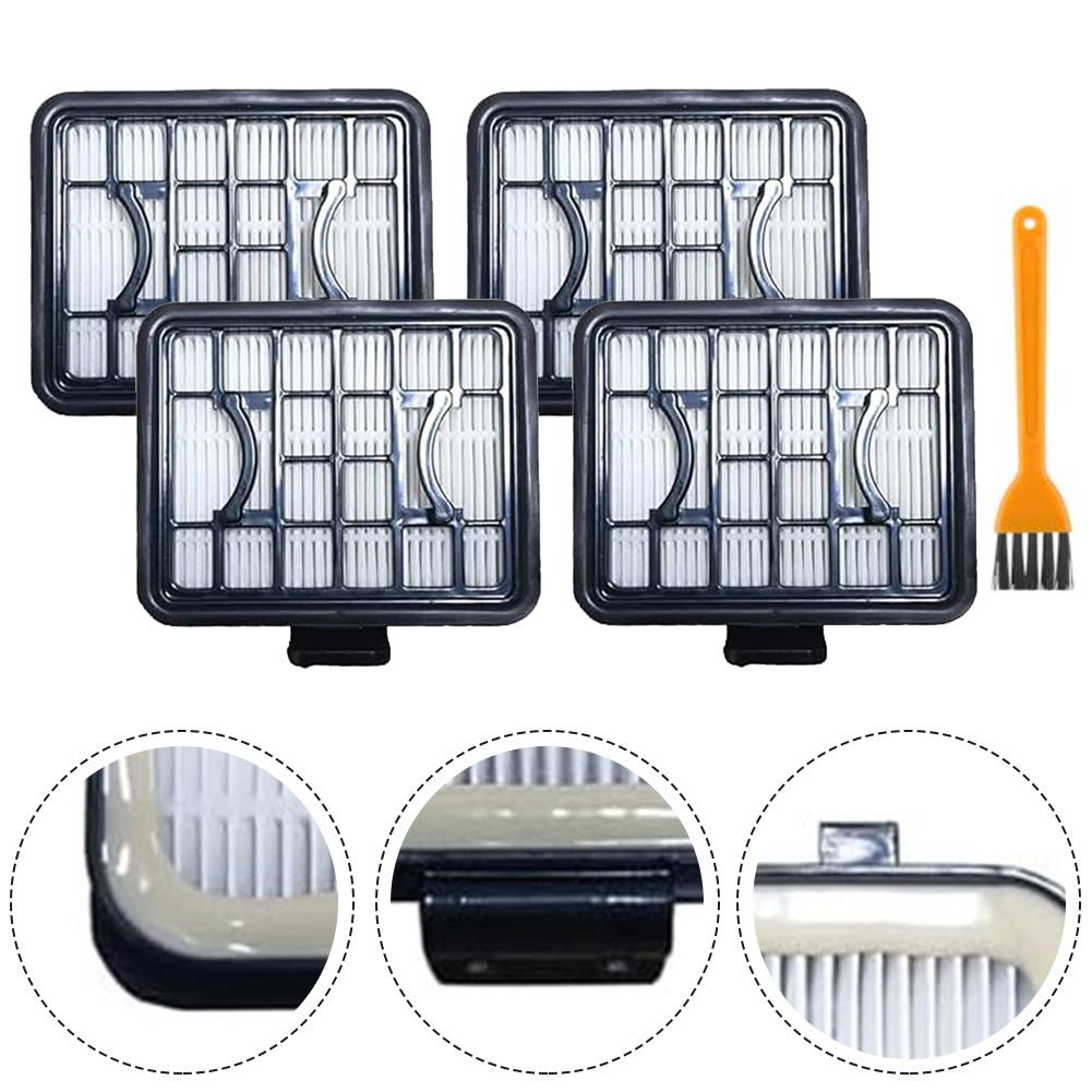 4 Piece Vacuum Filter Replacement Pack Compatible with For Bosch GAS 18V 1 Includes Cleaning Brush and Fits Listed Part Numbers
