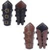 1pair Medieval PU Leather Armguards Adjustable Wrist Guard Punk Unisex Arm Guards Suitable for Everyday Fashion