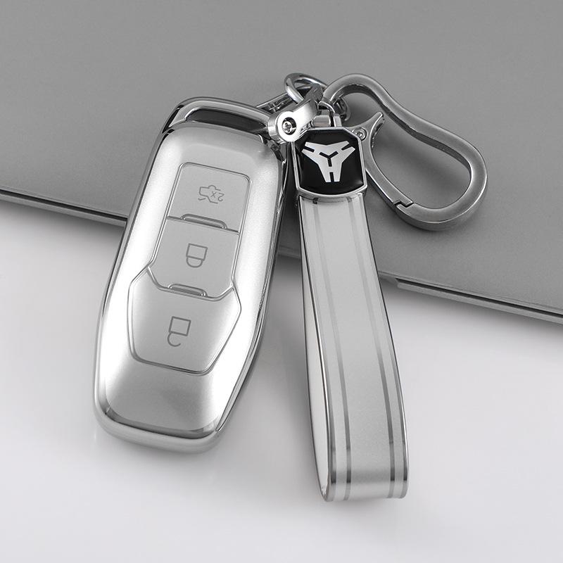 Ford Edge, Mondeo, Explorer, Mustang, Taurus Key Case - Durable Car Key Bag Shell