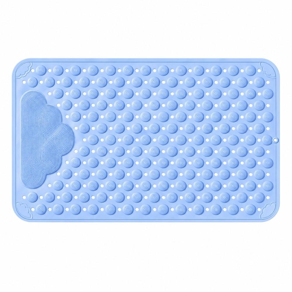 with Suction Cup Shower Mat with Drain Holes Bathroom Mat New Massage Shower Rug