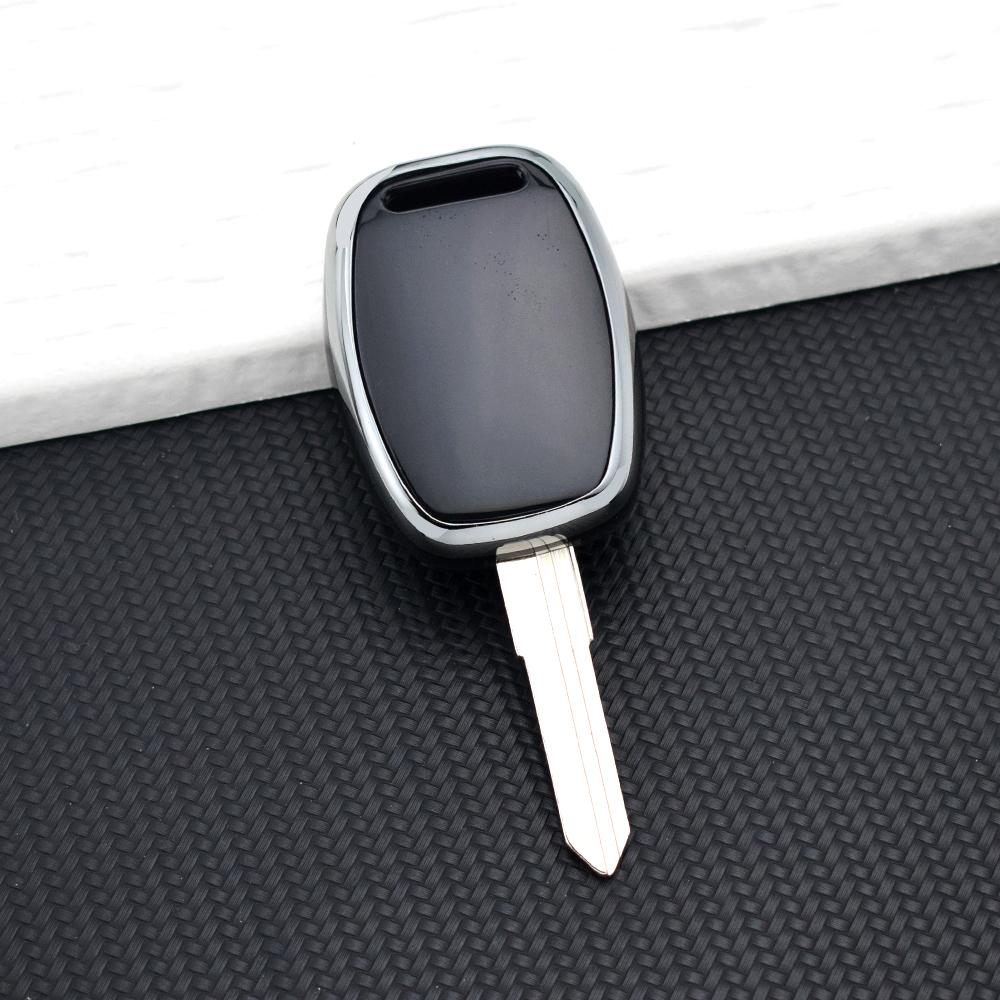 2/3/4 Button TPU Car Key Case Cover for Honda Fit CIVIC JAZZ CR-V Accord Pilot Freed StepWGN Insight Key Shell Bag Key Chain Set