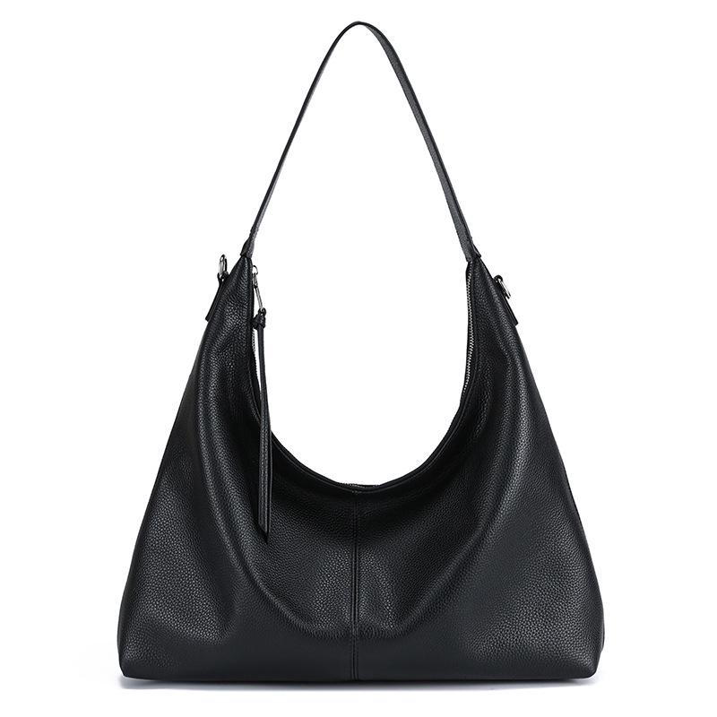 Versatile Women s Large Capacity Cowhide Tote Bag (2026), Stylish Underarm Shoulder Bag