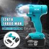 128VF 110V-220V Cordless Impact Drill Driver Kit Powerful Combo Kits with 1 Rechargeable Lithium-Ion Battery