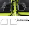 2x Silver ABS Interior Door Audio Speaker Cover Trim Fit For Suzuki Jimny +