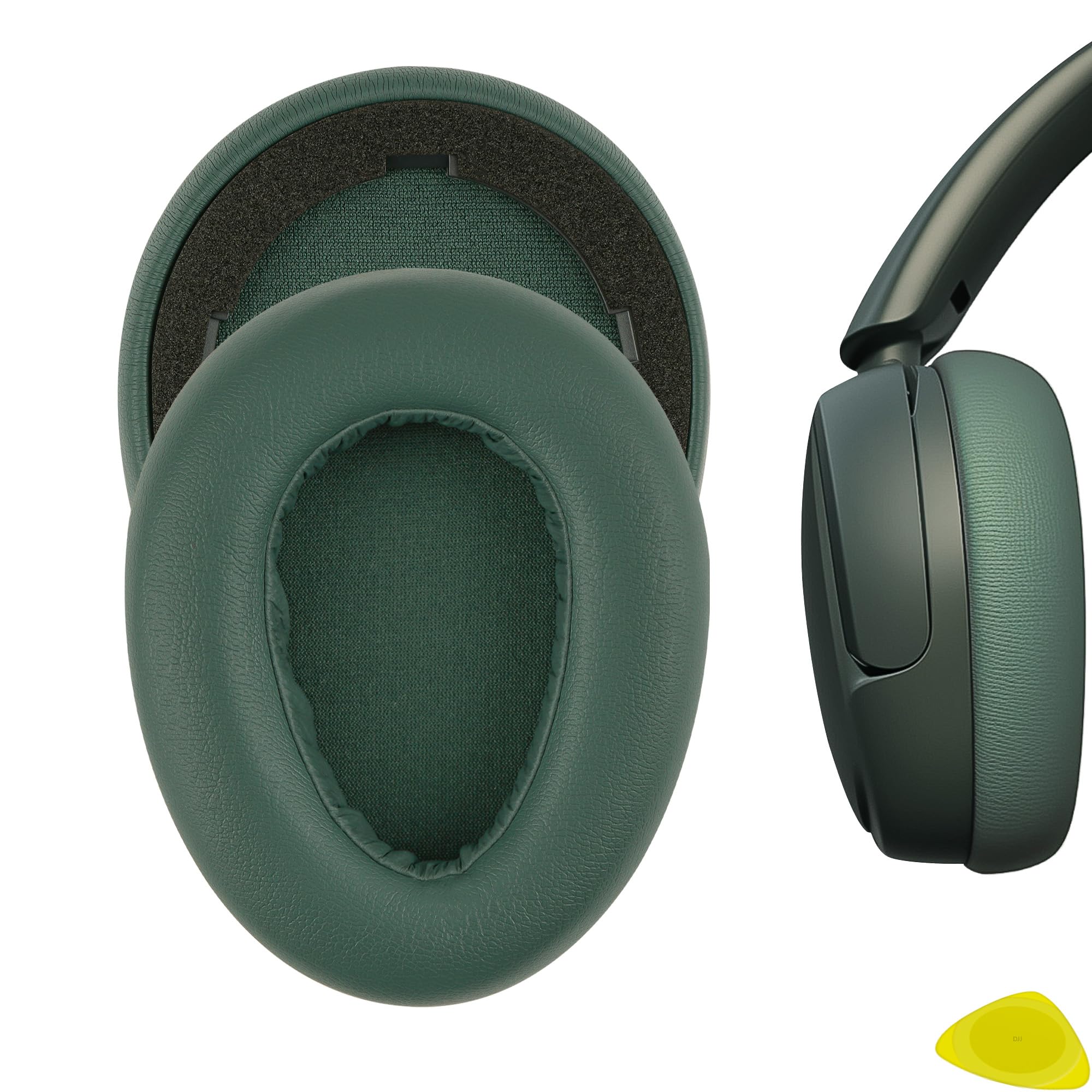 

Geekria QuickFit Earpads Compatible with JLab JBuds Lux ANC Wireless Ear Cups Headphones, Pads/Ear (Protein Leather/Sage)