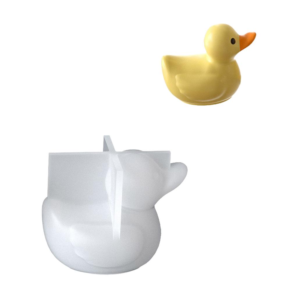 Creative Duck Shape Silicone Mold For Resin Crafts Jewelry Making And Succulent Planter Design