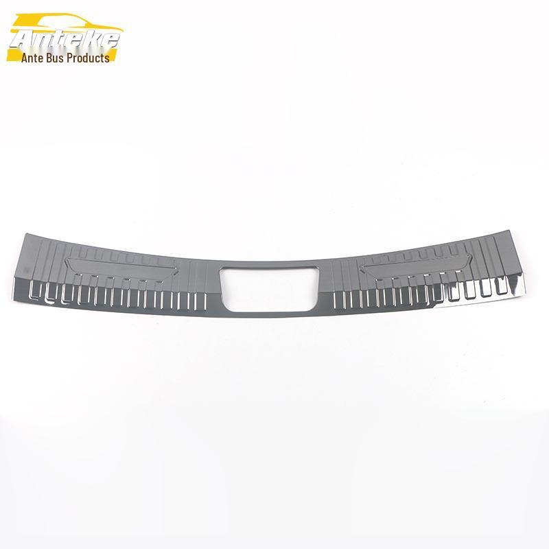 21 Mocha Rear Guard Plate Stainless Steel Trunk Protection Pedal Sequin Accessory