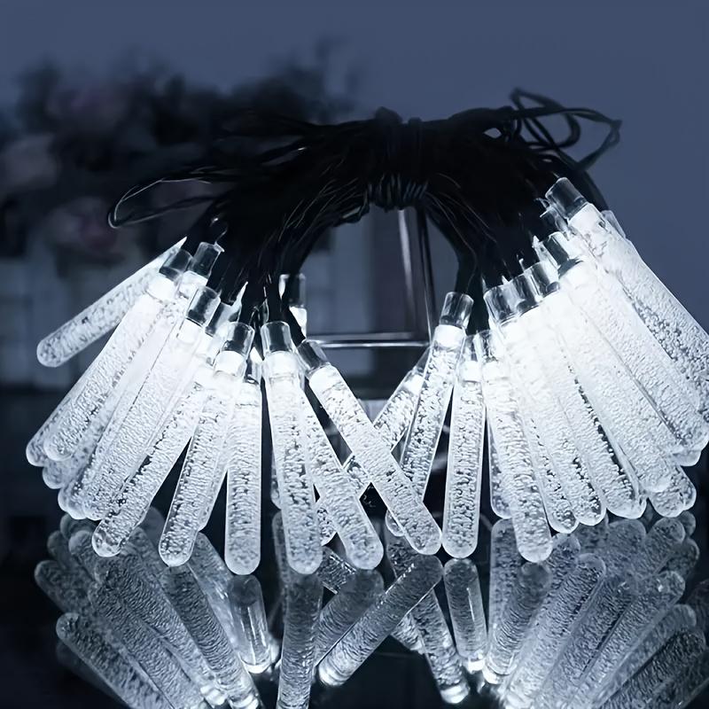 Solar Bubble String Lights, Colorful LED Outdoor Garden Decoration Lighting Modes and Button Control - Energy Saving, Space Theme