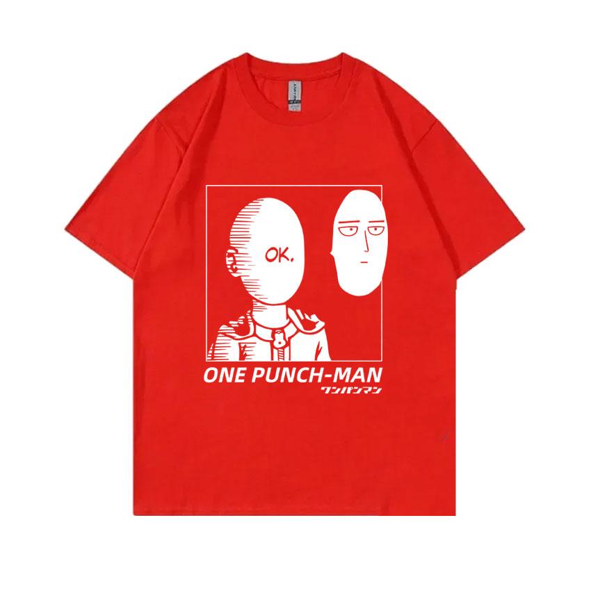 Anime One Punch Unisex Graphic Tshirt Saitama Egg Funny Tshirt Unisex Women Casual Oversized Streetwear Unisex Cartoon Unisexga T Shirts