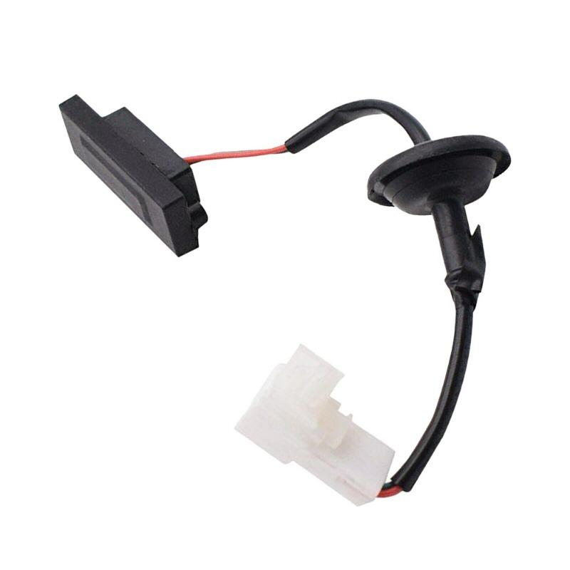 1x 81260-B4000 Car Trunk Lid Lock Release Switch ABS Black Boot Release Handle Tailgate Open Button For Hyundai I10 2013-