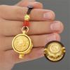 Zodiac Fortune Keychain Lucky Charm Treasure Basin Designs Keyrings for Prosperity and Wealth In Premium Alloy