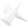 Christmas Polydragon Foam Cone White Solid DIY Cone Children Handmade Craft Cone Accessories For Home Craft Christmas