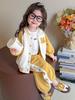 Trendy 2025 Girls' Baseball Suit Set - Spring/Autumn Fashionable Two-Piece Outfit for Kids