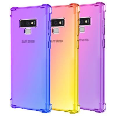 Funda transparente con degradado para teléfono, delgada, antiarañazos, flexible, de TPU, a prueba de golpes, para Samsung Galaxy Note10 Lite, Note20 Ultra, Xcover6 Pro