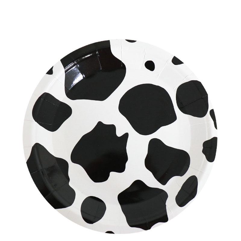 Cross-Border Spotty Cow Theme Kids' Party Supplies: Disposable Tableware, Paper Cups, and Gift Bags