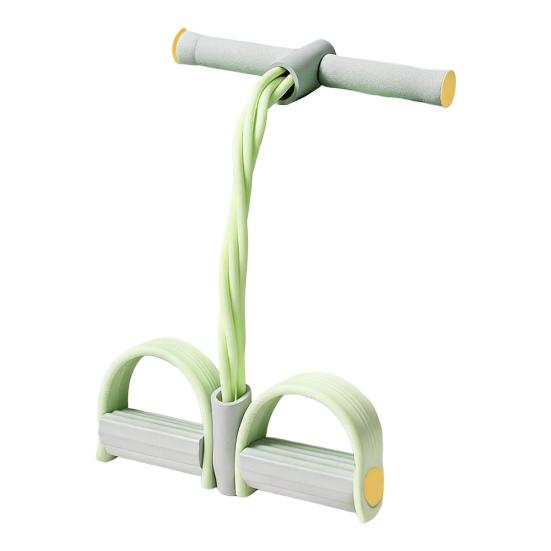 Pedal Resistance Band with Handle 4/6-Tube Pedal Ankle Puller Elastic Sit-up Pull Rope Men Women Yoga Pedal Workout Band Exercise Equipment