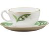 Okura Touen of the Cup Made in "Lily Valley" & Saucer, Coffee/Tea, Approx. 220cc, Japan, 89C/5161