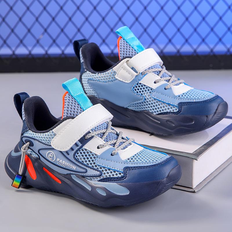 Classmate Summer Single Net Boys Sports Shoes 2025 Children's Shoes Breathable Girls Soft Sole Comfortable Fashion Casual Shoes