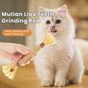 Palo de Masticar Natural para Gatos Gatos Hierba Gatera Palo Dental Promueve la Salud Bucal Resistente a Mordidas Juguete Seguro para Masticar Juguete para Dentición para Gatitos de Interior