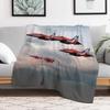 Red Arrows Throw Blanket Multi Purpose Soft Warm Blanket for Home Travel