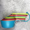 12-Piece Candy Color Measuring Cup & Spoon Set - Plastic Baking Tools