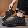38-48 Handgefertigte Echte Lederstiefel Herrenschuhe Bequeme Stiefeletten Für Herren Freizeitschuhe Große Größen Werkzeugschuhe