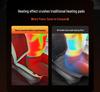 Graphene Heated Seat Cushion: Winter Plush Leather Electric Cover for Cars