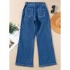 Ladies' Retro Straight Leg High Waisted Jeans