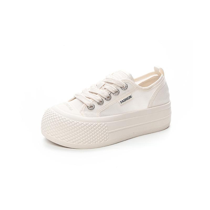 

Breathable mesh shoes women s 2025 summer new leather mesh white shoes thick sole heightening non-slip wear-resistant casual shoes 35