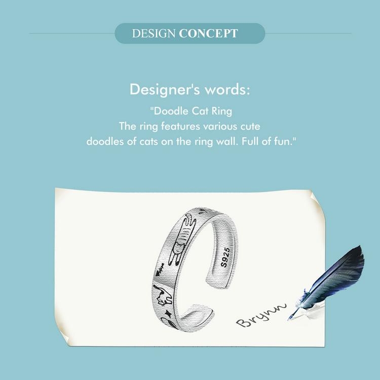 WOSTU 925 Sterling Silver Zlatý retrívr Psí nastavitelné prsteny pro ženy Krásný 3D prsten pro domácí mazlíčky se zvířaty Dívka k narozeninám rodinný dárek