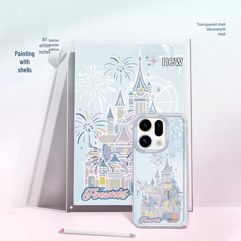 Cartoon Soft Silicone Phone Case for OPPO Find X9/X9 Pro