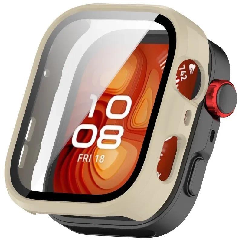 PC+Tempered Film Case for Huawei Watch Fit 4 Fit 4 Pro Watch Bumper Full Cover Screen for Huawei Watch Fit 3 Protector Frame