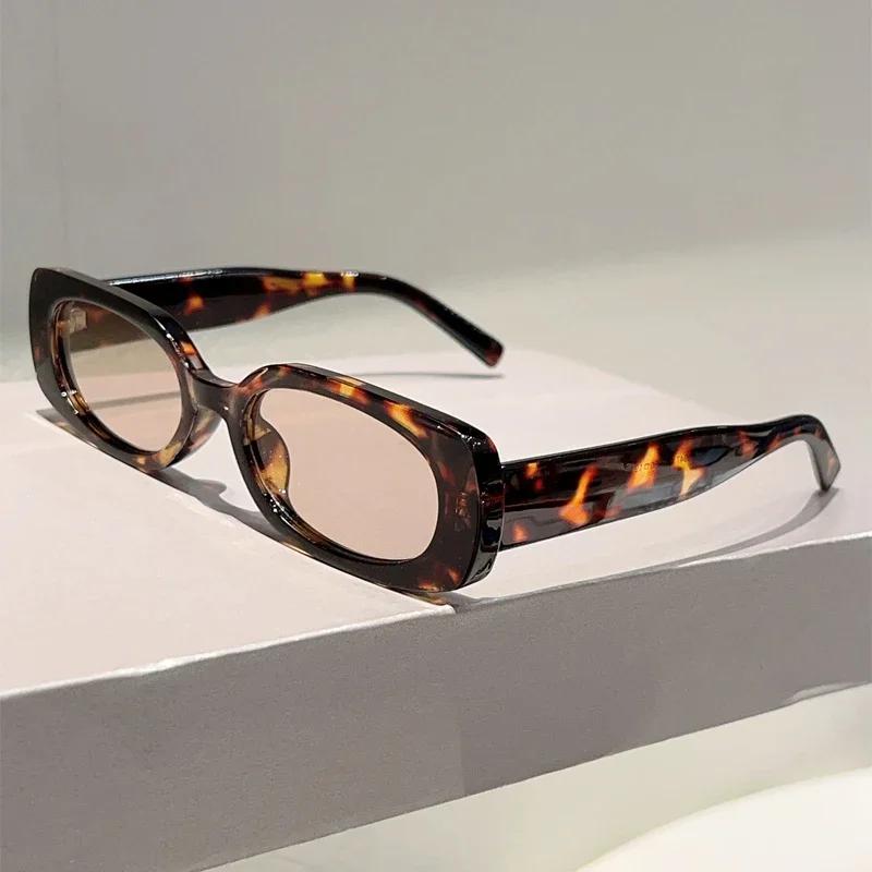 

GM LUMIAS Rectangle Sunglasses Men Fashion Vintage Candy Color Rim Casual Sun Glasses Women Simple Brand Design Decor Shades without case