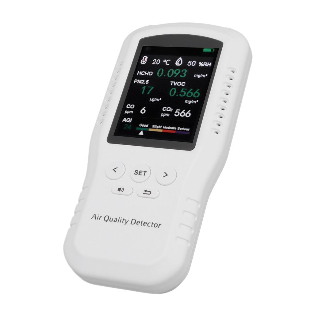 USB Luftqualitätsmessgerät Hohe Genauigkeit mit 3,2-Zoll-LCD PM2.5 Formaldehyd-Detektor Messgerät für Neues Haus