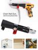 1 Set Chain Screw Gun Head Automatic Nail Gun Electric Batch Woodworking Decoration Rechargeable Self Tapping Screwdriver