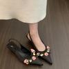 French Fairy High Heels Bag Head Sandals Women's Shoes 2025 New Summer with Skirt New Chinese Pointed Single Shoes