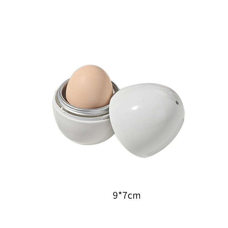 Schöner Eierkocher in Hühnerform, Dampfgarer, für 4 Eier und 1 Ei, Eierkocher für die Mikrowelle, Kochwerkzeug, Küchenzubehör