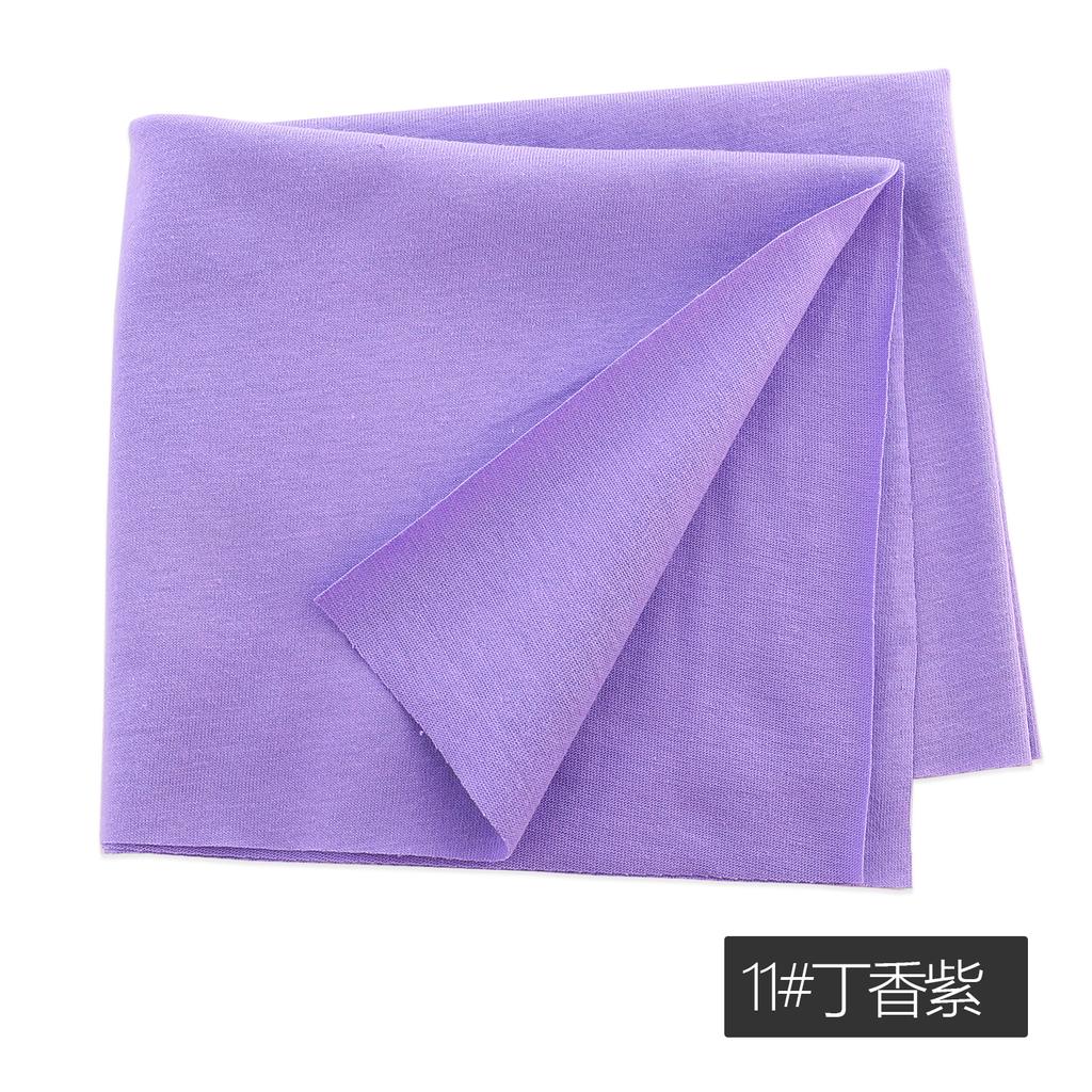 All Cotton Plain Knit Fabric Summer Baby Short Sleeved Thin Jersey Jacket Inner Lining Home Dress DIY Fashionable Sewing Cloth