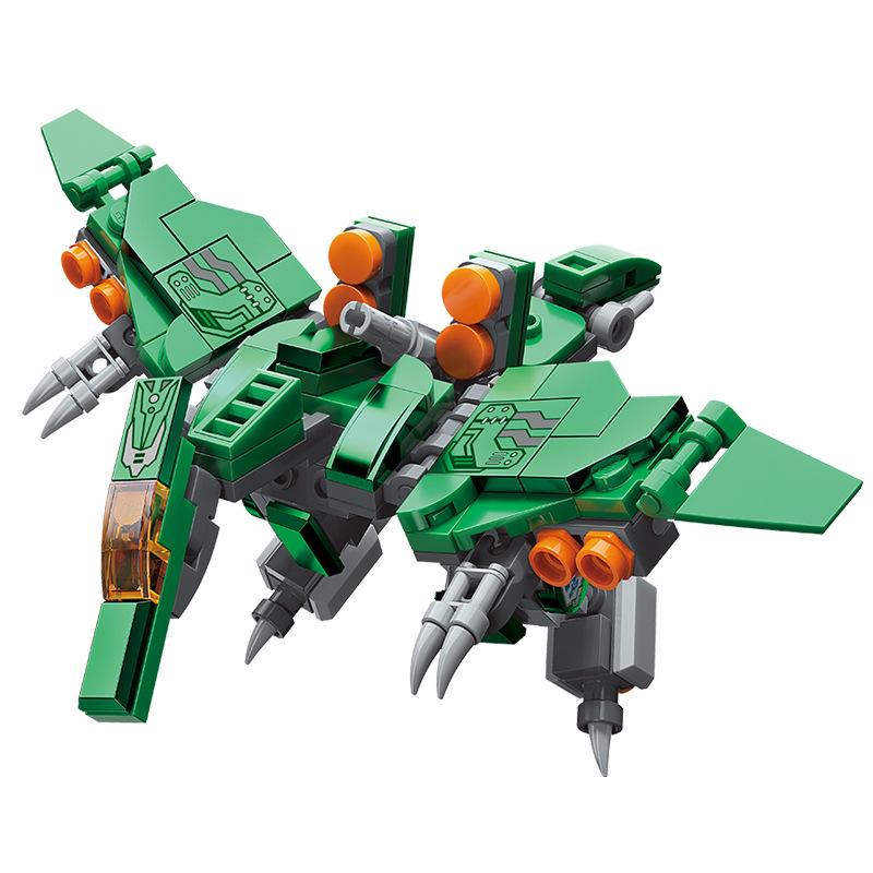 Qimeng Robot Beast Building Blocks: Swift Tyrannosaurus & Thunder Phantom Dragon 41201-412206 Series.