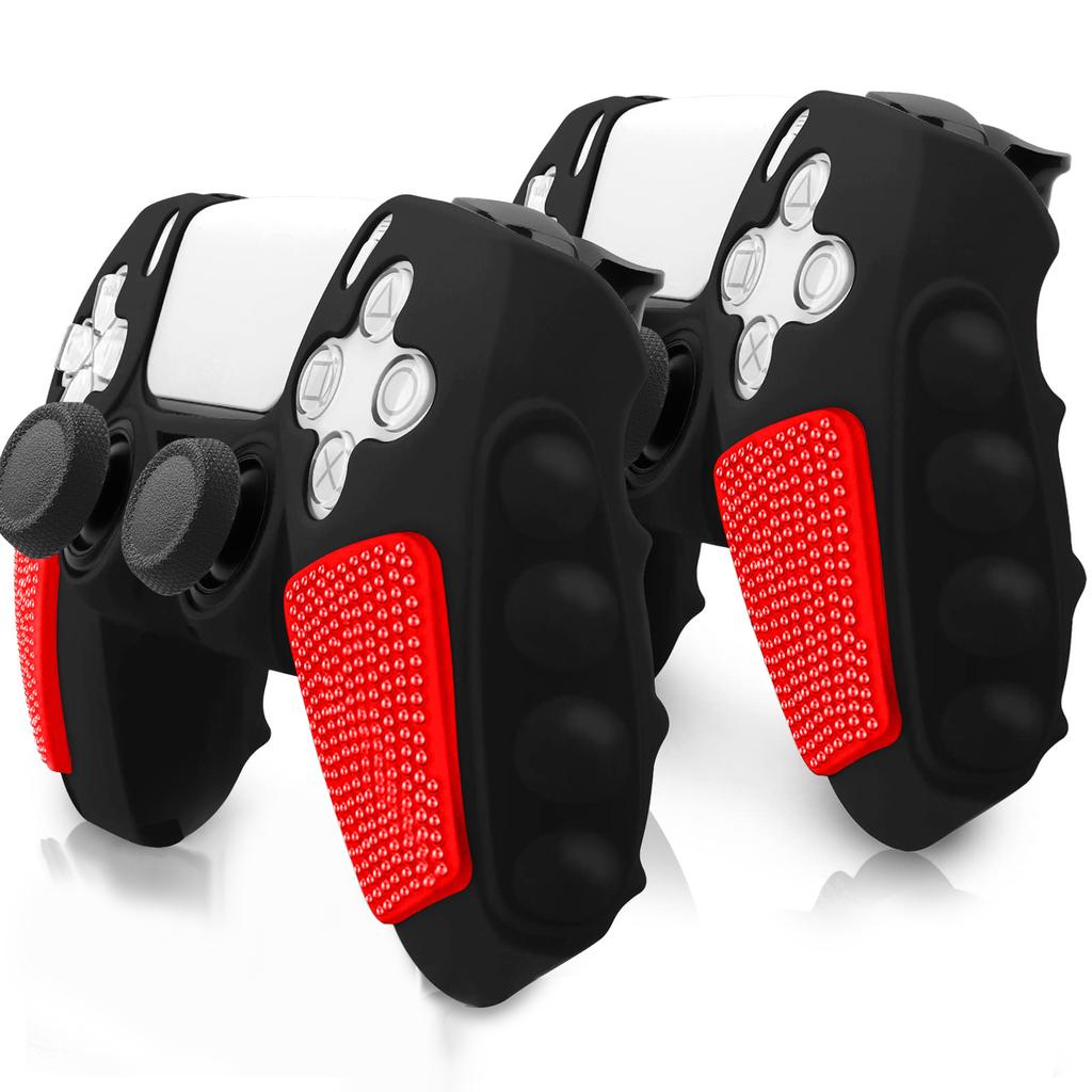 For Sony PlayStation 5 Controller Silicone Case Color Matching Protective Cover (Without Joy-Stick Caps)