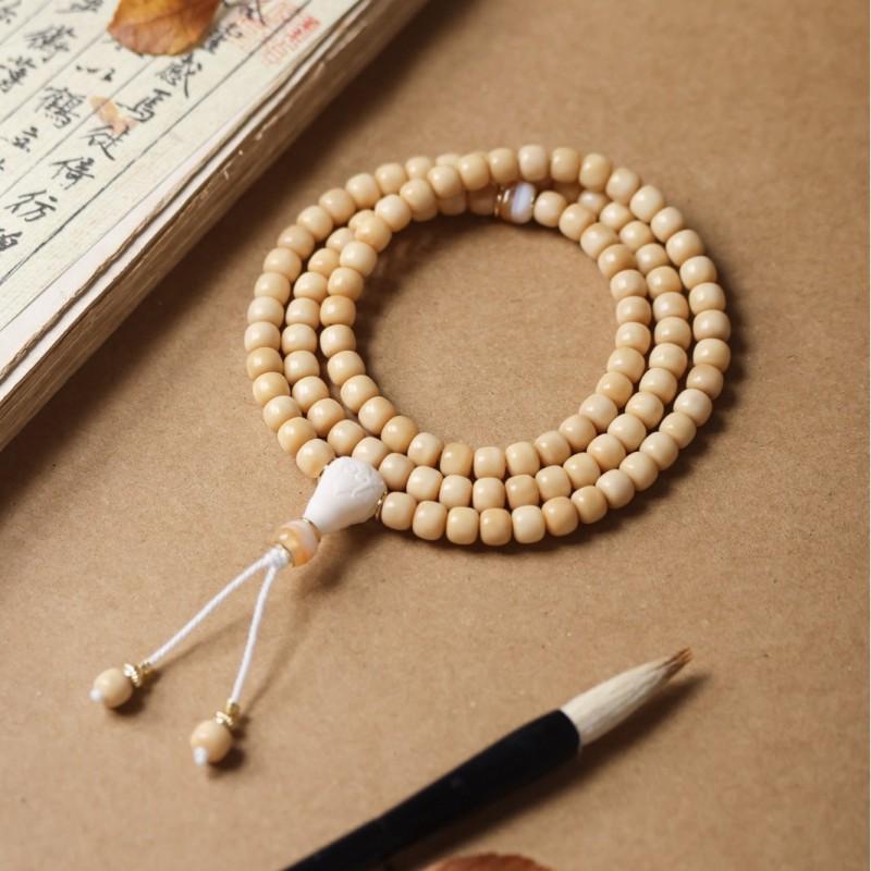 108 Beads Dragon Bone Bodhi Bracelet New Chinese Style Jewelry Men Women Handheld Car Hanging