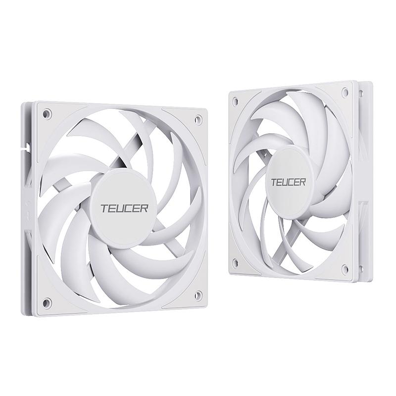 TEUCER UT-12015 12cm Thin Fan PWM 4PIN 800-2400RPM Computer Case Cooling Fan120mm 15mm Ultrathin PC Chassis Fan