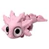 3D Printed Salamander Keychain, Big Eyed Dragon With Movable Joints