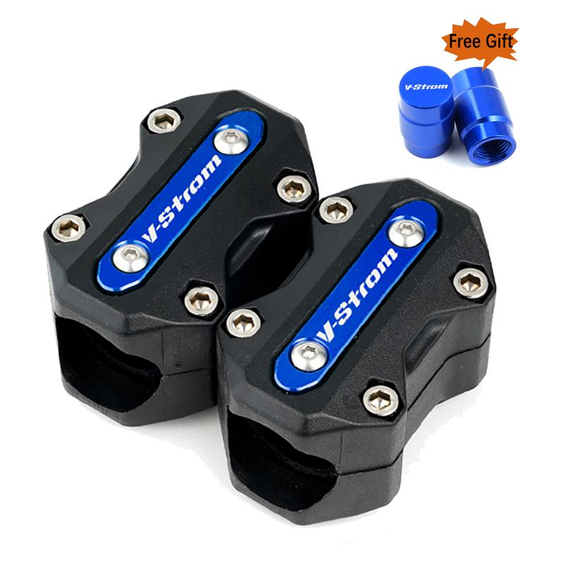 

V Strom 650 dl Crash Bars Защитный блок бампера двигателя для Suzuki Vstrom 650 1000 v-strom 1050 xt DL650 DL1000 dl250 синий