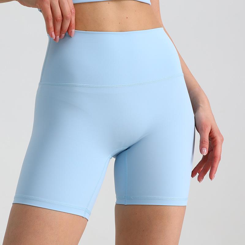 High Waist Butt-Lifting Yoga Shorts - Three-Quarter Length for Slimming and Fitness