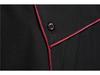 Men's European Style Long Sleeve Solid Color Stand Collar Dress Shirt, Plus Size.