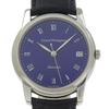 Classic Date Watches 9044 Back Schedule Cal.3300-928 NavyDial Stainless Steel Mechanical Automatic Mens Used