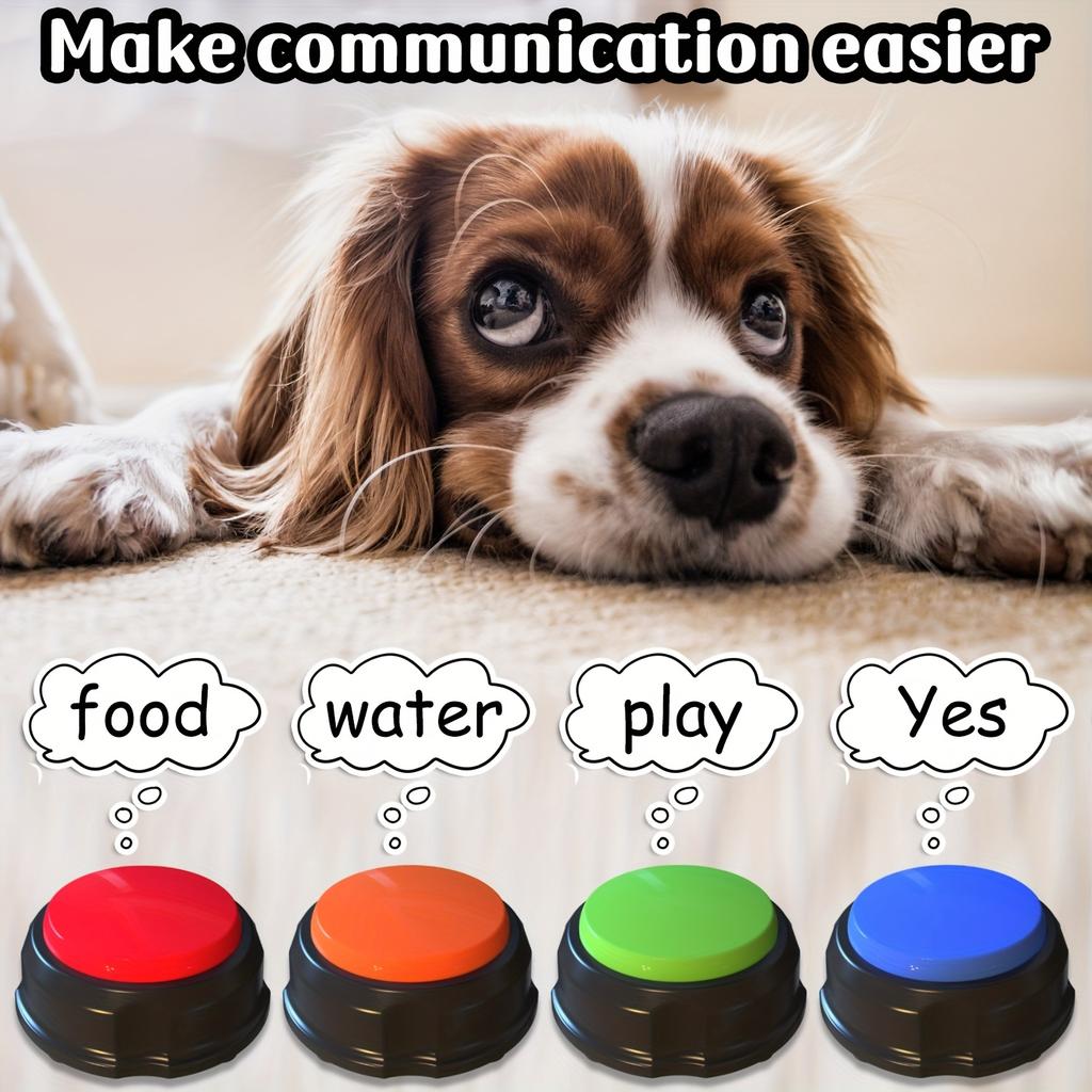 1Pc Pet Button Box Recordable Talking Button Cat Voice Recorder Talking Toy for Pet Communication Training Tool Squeeze Box Dog