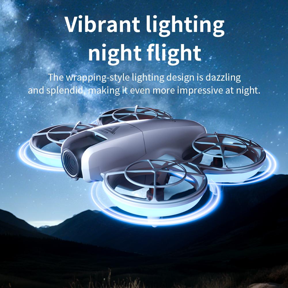 Nouveau drone E69 Mini à flux optique Caméras à double flux optique avec contrôle d'écran Gyroscope six axes pour un vol plus fluide et plus facile